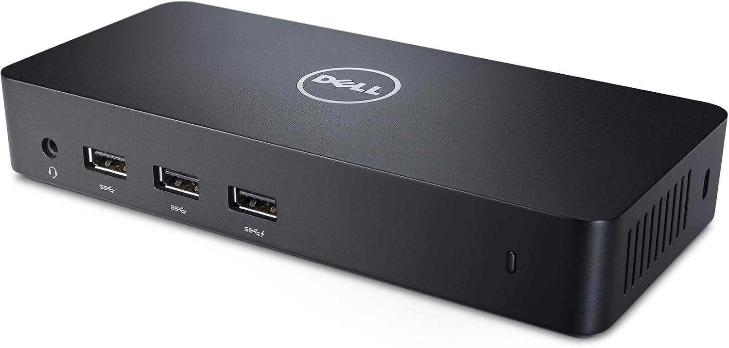 USB 3.0 Ultra HD/4K Triple Display Docking Station (D3100), Black