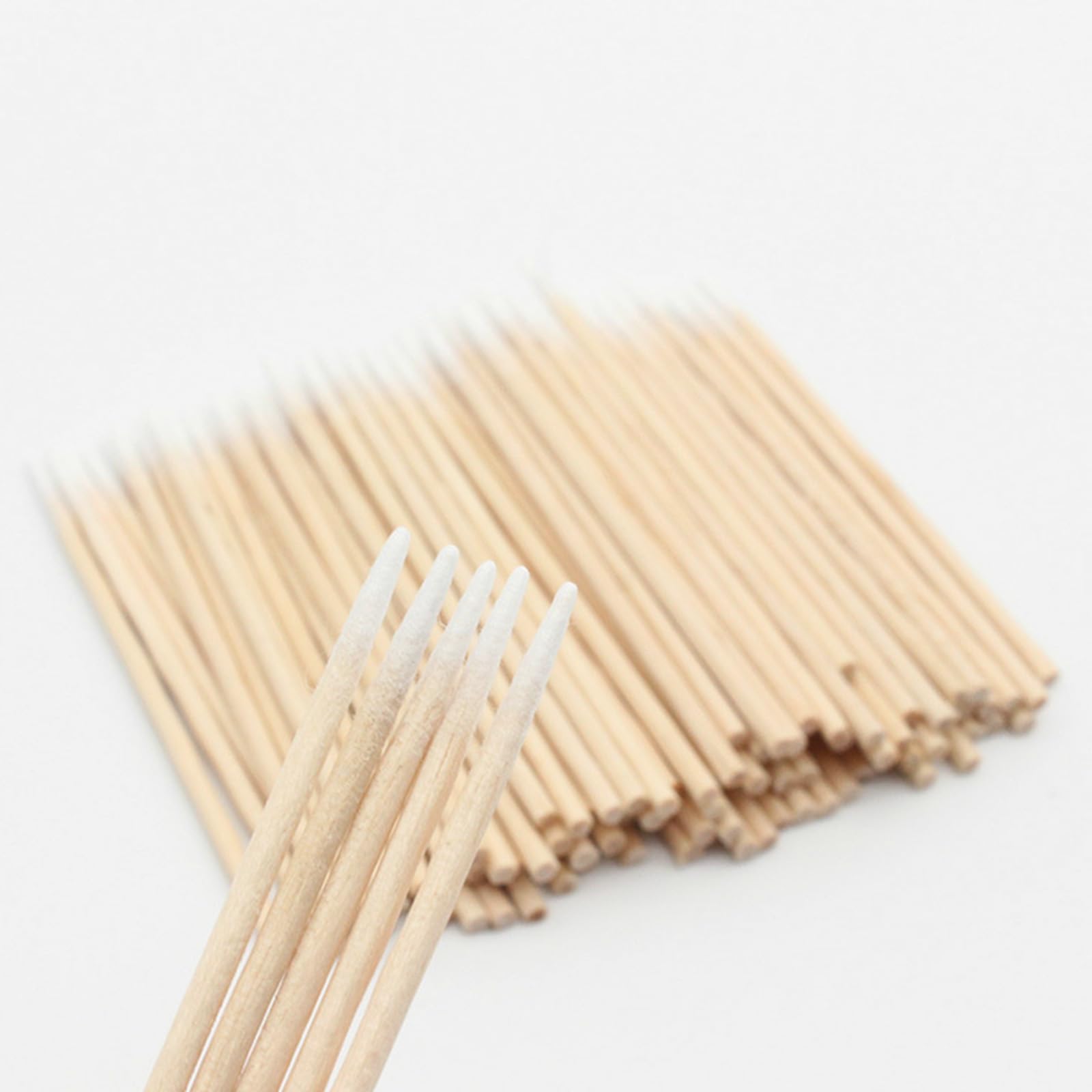 400 Stuks Houten Wattenstaafjes met Lange Handgreep 15 cm Lange Wattenstaafjes, Lange Houten Wattenstaafjes voor Reiniging, Make-up, Polituren van Sieraden, Kunst en Ambachten