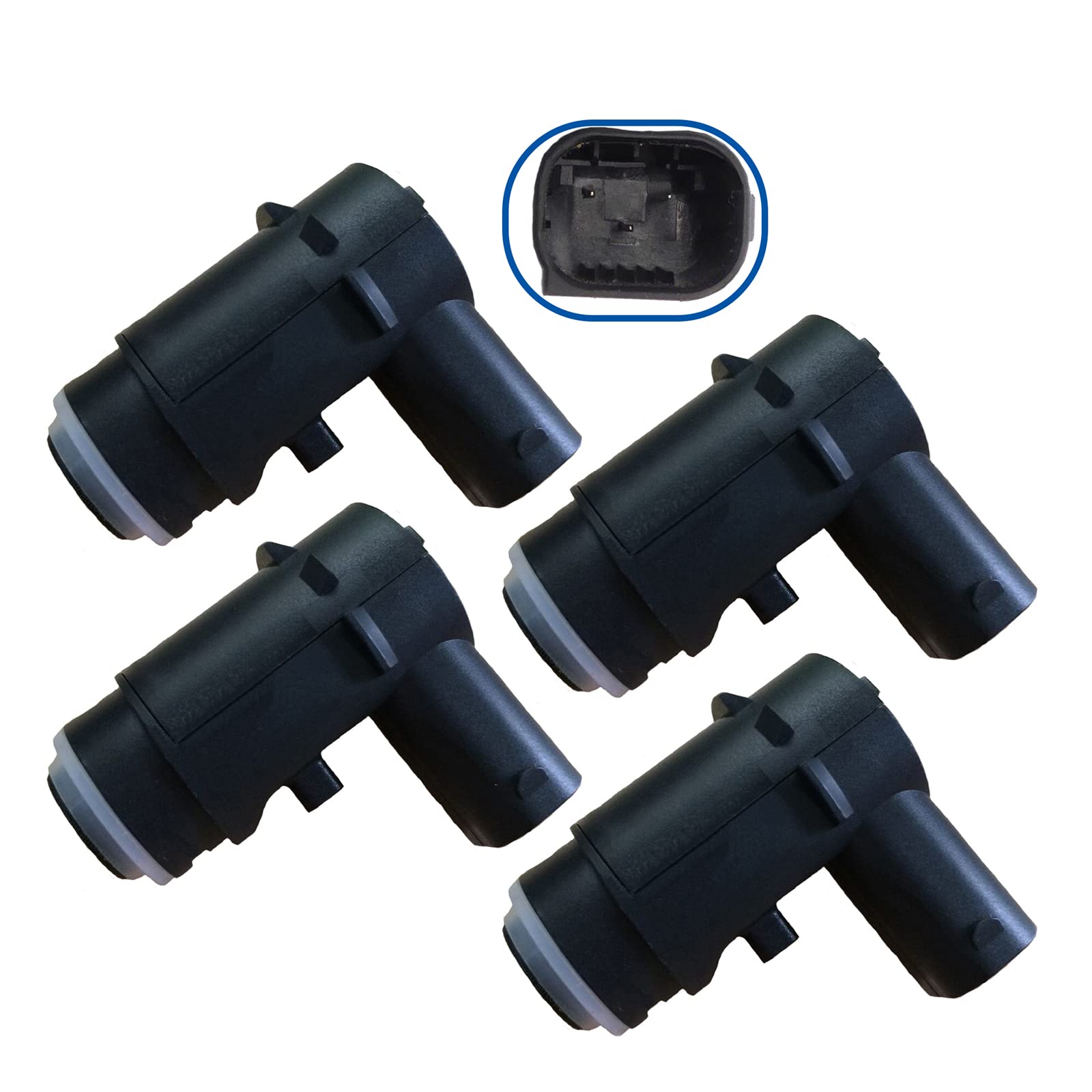 (Lot de 4) Capteurs Radar de Recul Aide Stationnement Arrière compatible pour DOKKER DUSTER LODGY LOGAN II LOGAN MCV II SANDERO II - 284375765R