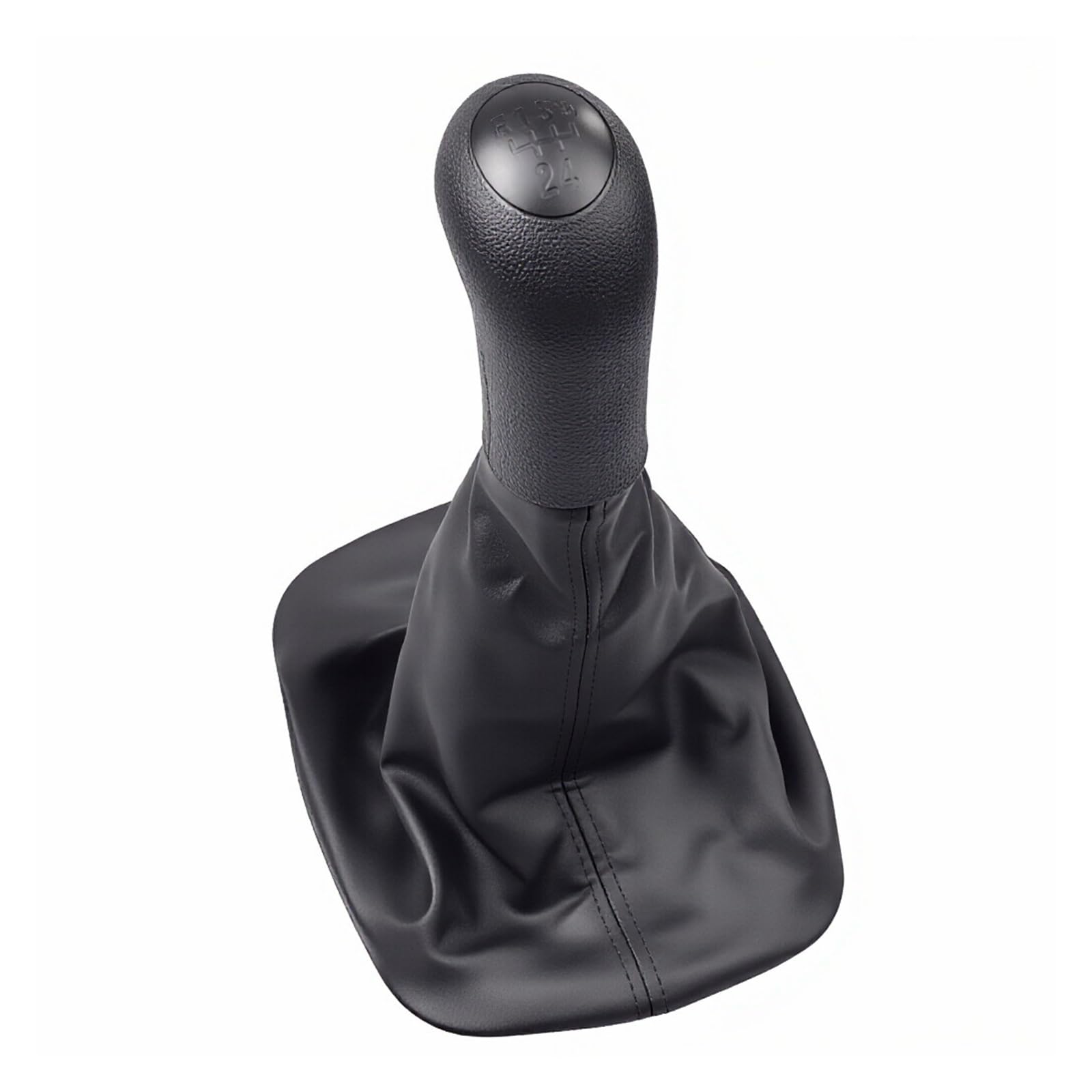 Qmtvfsrh 5 Speed Car Gear Shift Knob Manual Gear Shift Knob Pu Gaiter Boot For Skoda For Octavia Mk1 A4 Sedan 1997-2011 Not Combi Tour