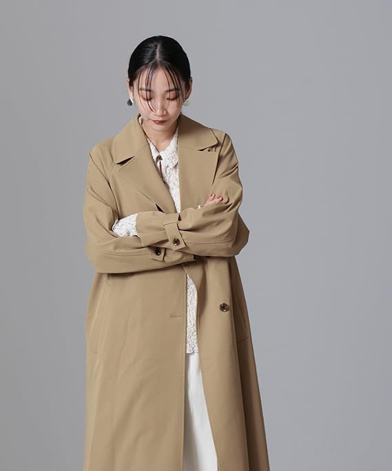 NANO universe【美品】トレンチコート チャコール XL NANO universe【美品】トレンチコート チャコール XL NANO