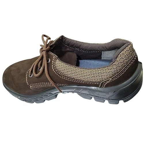 Sapato Nobuck Amarrar 50S29V-BP Marluvas CA 47077 Bico Plástico (Marrom, 42)