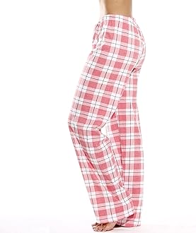 TWGONE Women's Pajamas Pants Plaid Stretch Casual Loose Comfy Pants Sleep Bottom Lounge Cute Pajama Sleepwear