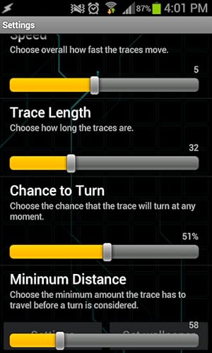 Tron Traces - Live Wallpaper