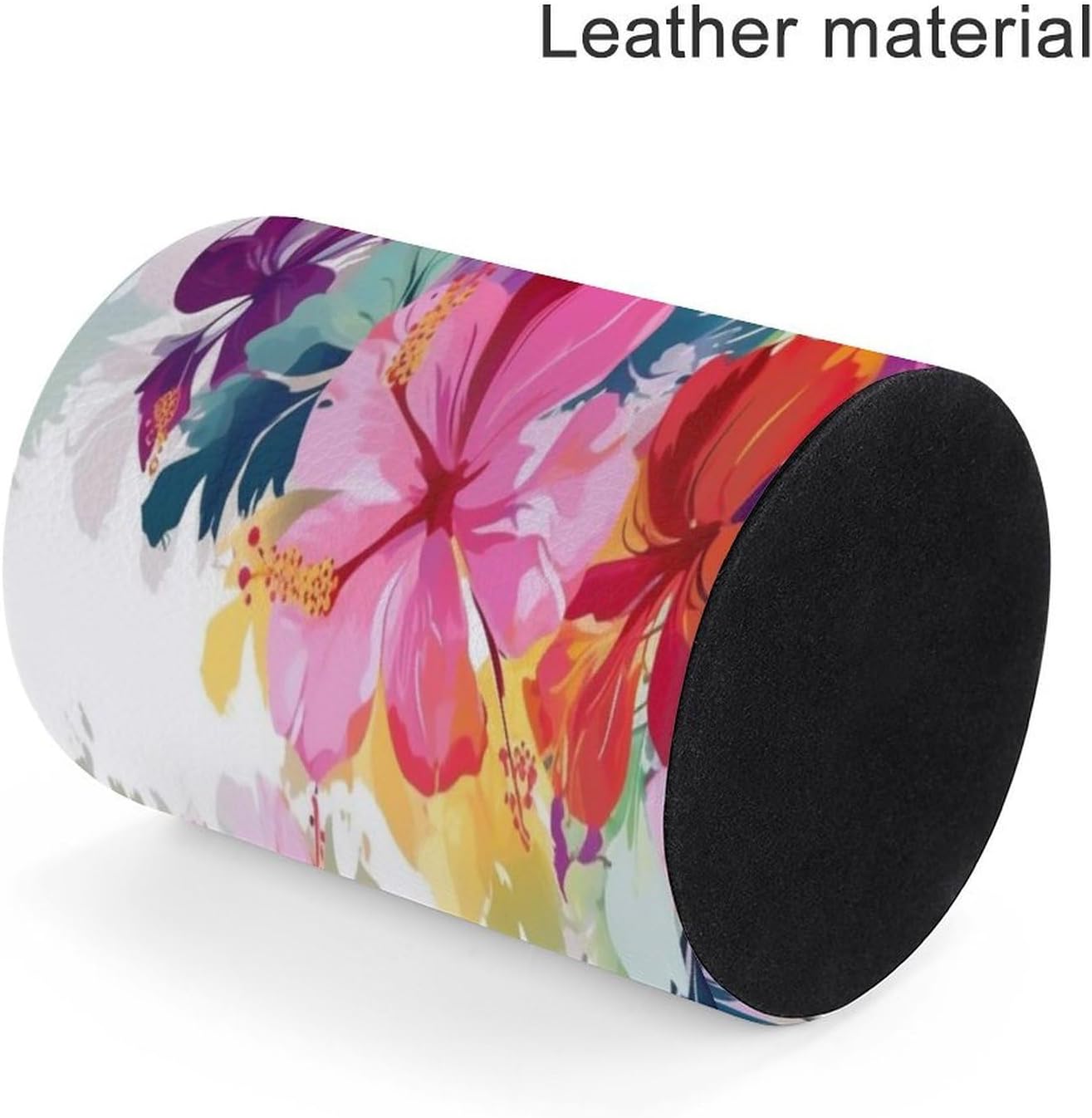 Hawaiian Flower Round Pen Holder Desk Organizer for Office Home image 4