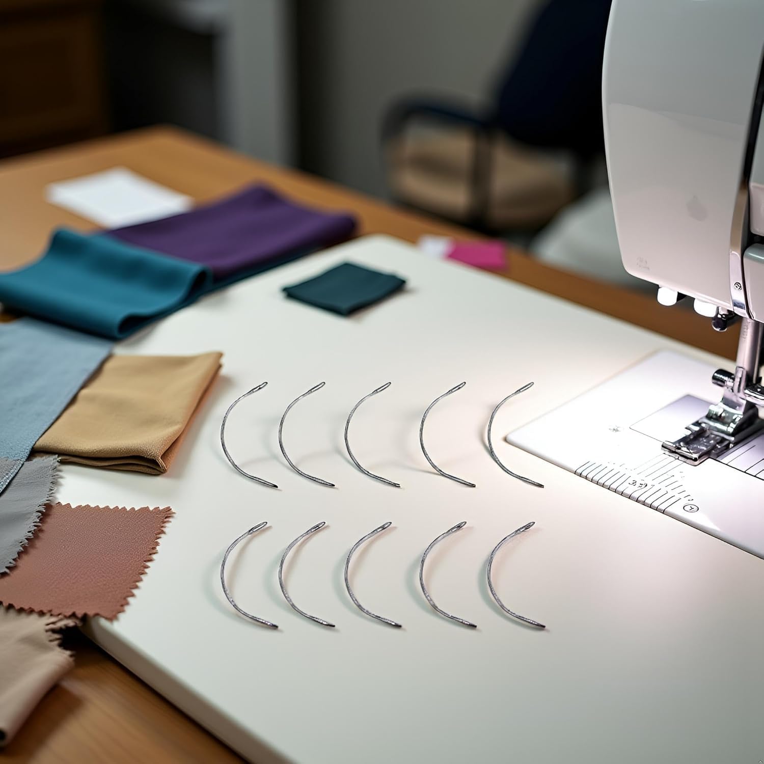 20 Pieces Sliver Veterinary Suture Needles for Animal Surgical Needle and Fur Sew Tool Sewing Notions, Fur Sewing Tool Set - Image 6