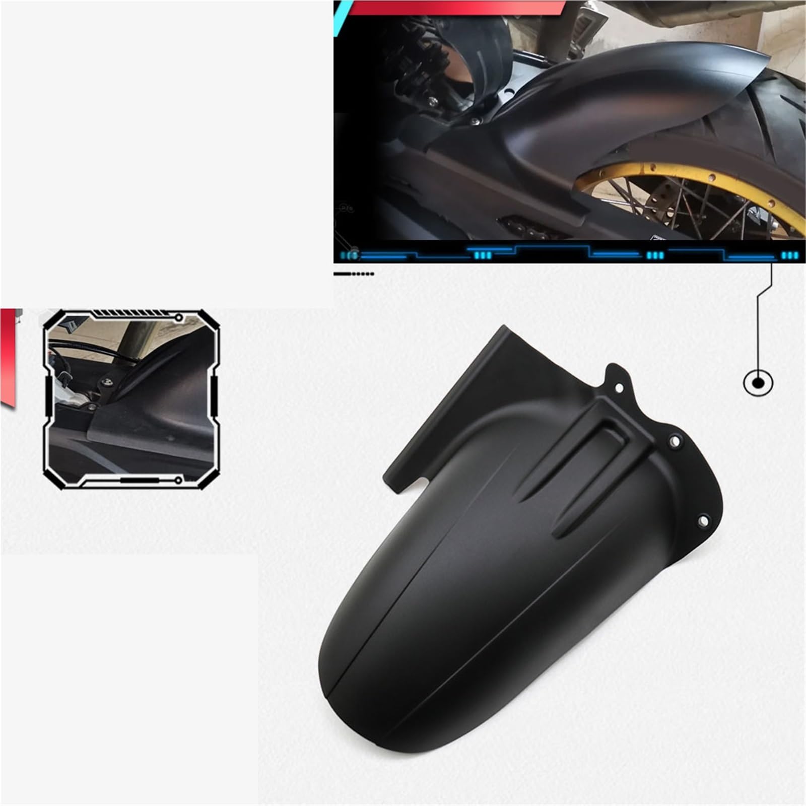Hinterrad-Hugger Für VOGE 900DSX DSX900 DS900X DS 900 DS900 X 2024 2025 2026 Motorrad Kotflügel Hinten Spritzschutz Zubehör