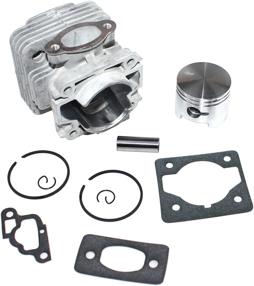 Cylinder Piston Kit 42mm Fit for Oleo-Mac 446 BP 446 BP 746 S 746 T for 8460 8460 IC 8465 PN 61122014F 61122014B Replacement Parts