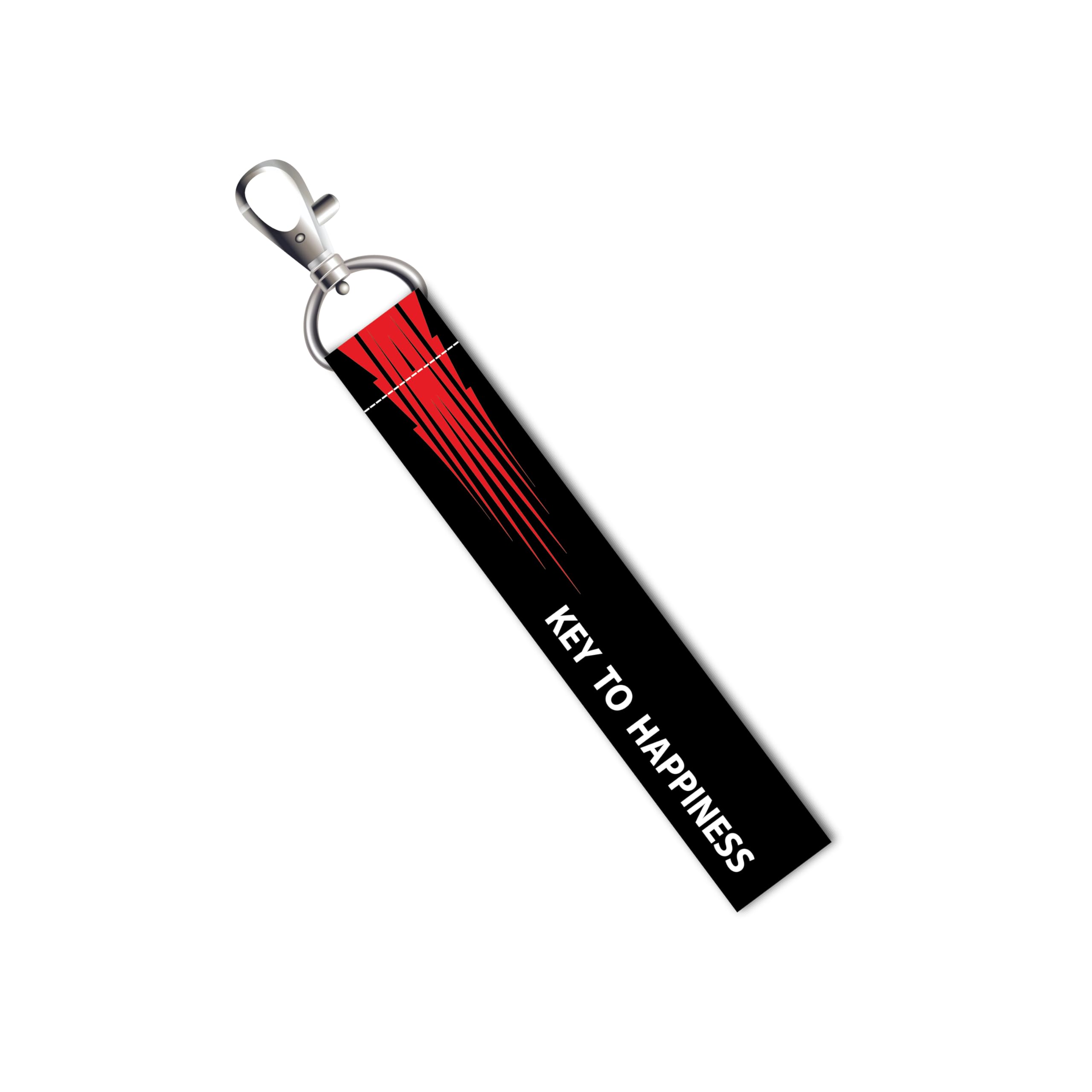 1 PCs Key To Happines Quotes Lanyard Tag with Swivel Lobster for Gift Luggage Bags Purse Backpack Laptop Bags L X H 5 X 0.8 INCH-image-8