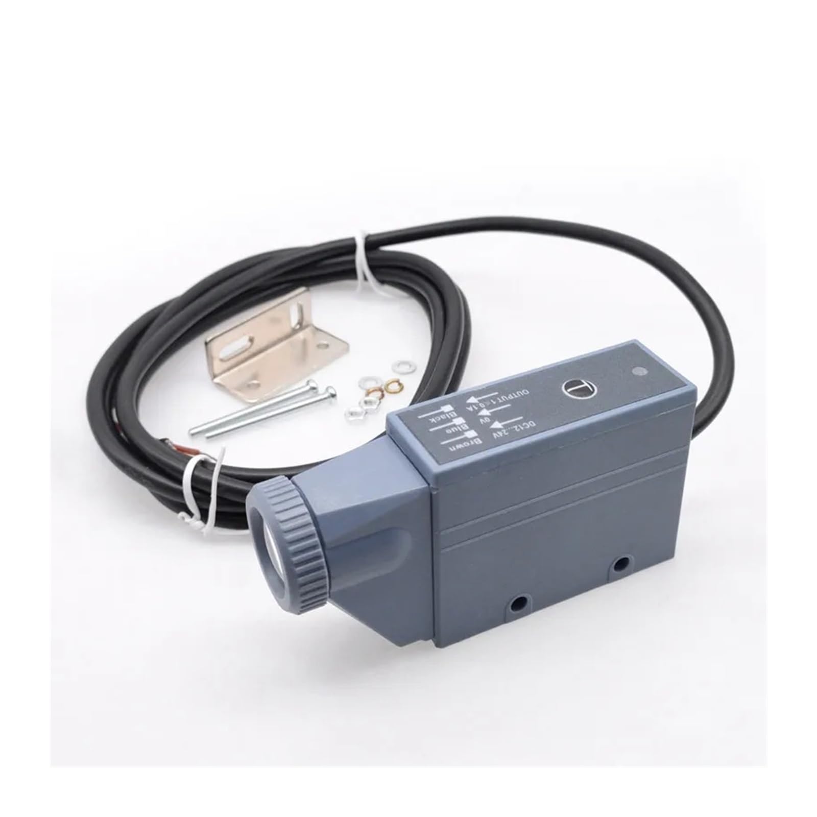 EBAUIWNNV 1 Color Mark Sensor KS-W22-R22-RG22-W22T-WG22 10-30V Detection photoelectric Switch Color Mark Color Recognition(KS-W22T)