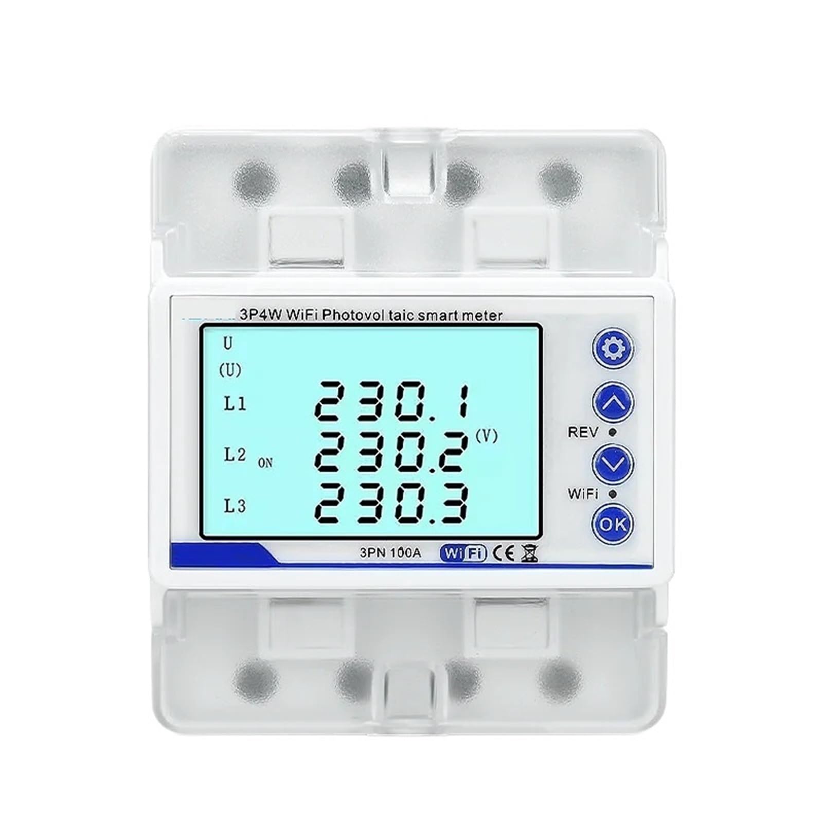 Compteur triphasé 380V Tuya 100A pour protéger vos machines