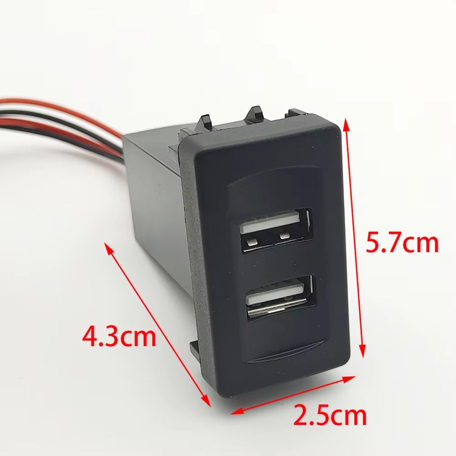 Prise USB Auxiliaire Compatible Avec VW Pour T4 Pour Passat Voiture 12V Double Adaptateur Chargeur Connecteur De Commutateur Interface USB AUX voiture