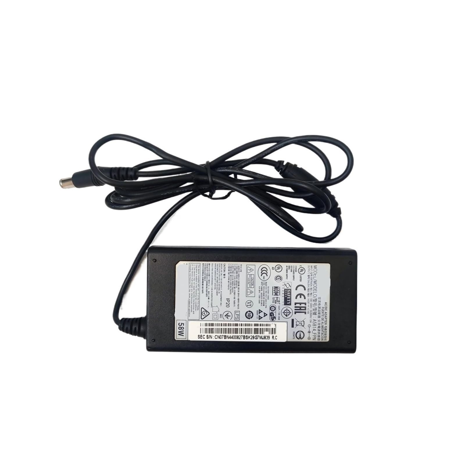 Compatible For SAMSUNG, BN44-00827A BN44-00827B, Cargador Adaptador De Corriente AC/DC De 14V 4.14A 58W, Cable HDMI