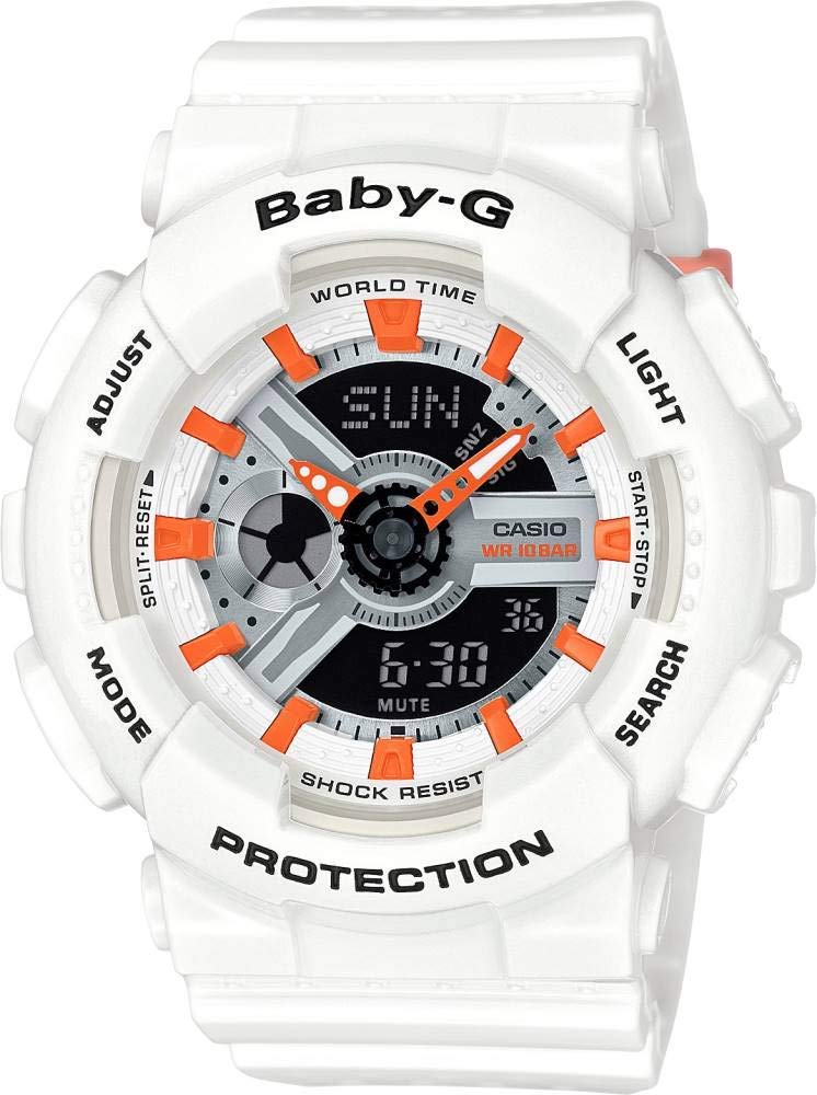 Casio Baby-g Analog-Digital Multi-Colour Dial Womens Watch - BA-110PP-7A2DR (B180) (B06XCLXDGK) Amazon Price History, Amazon Price Tracker