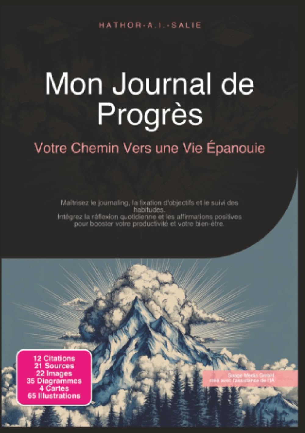 Mon Journal de Progrès: Votre Chemin Vers une Vie Épanouie (Journal intime)