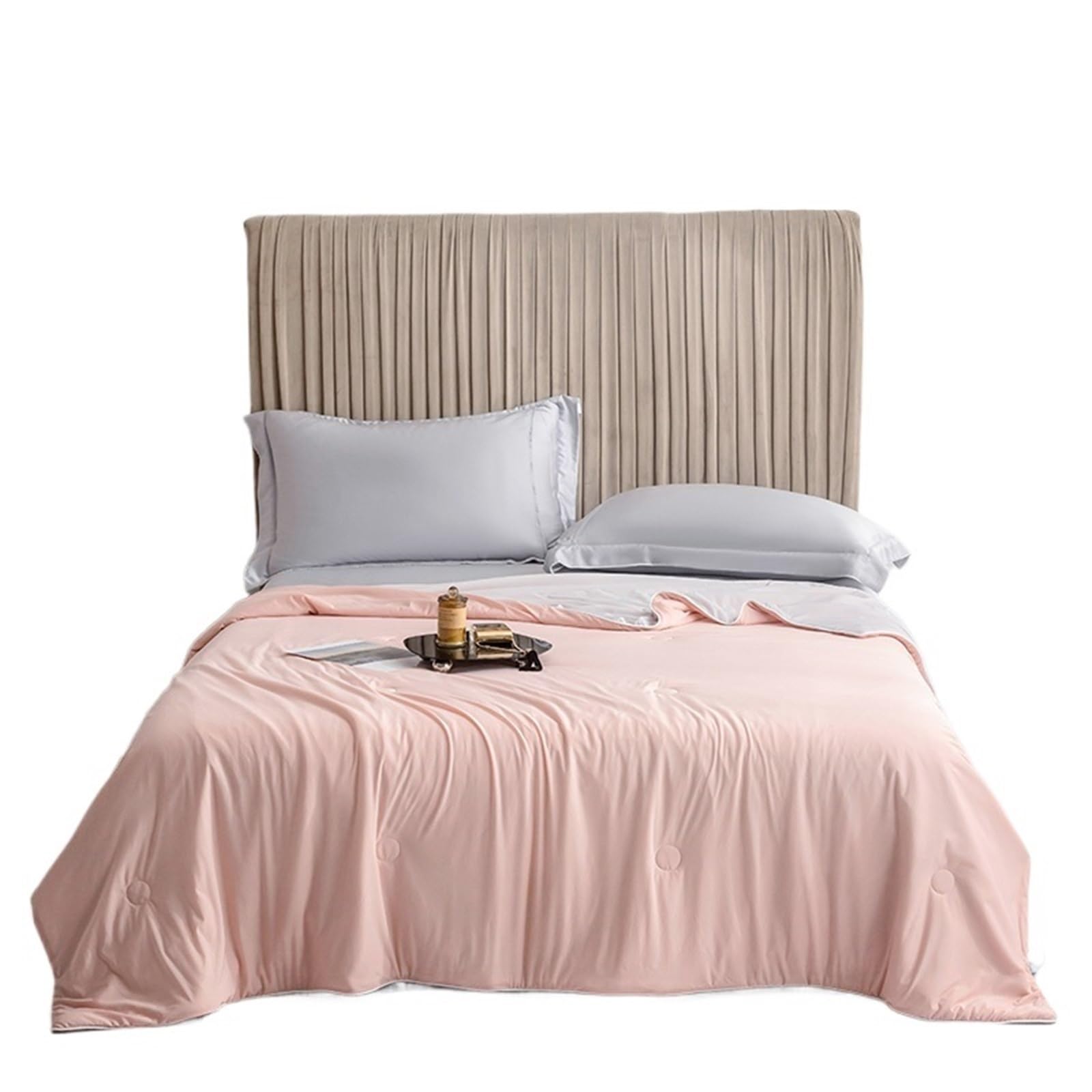 EBzvblxm Cooling Blanket for Summer, Polyester Cooling Blanket Multicolor Multiple Sizes(Pink,200x230 cm)