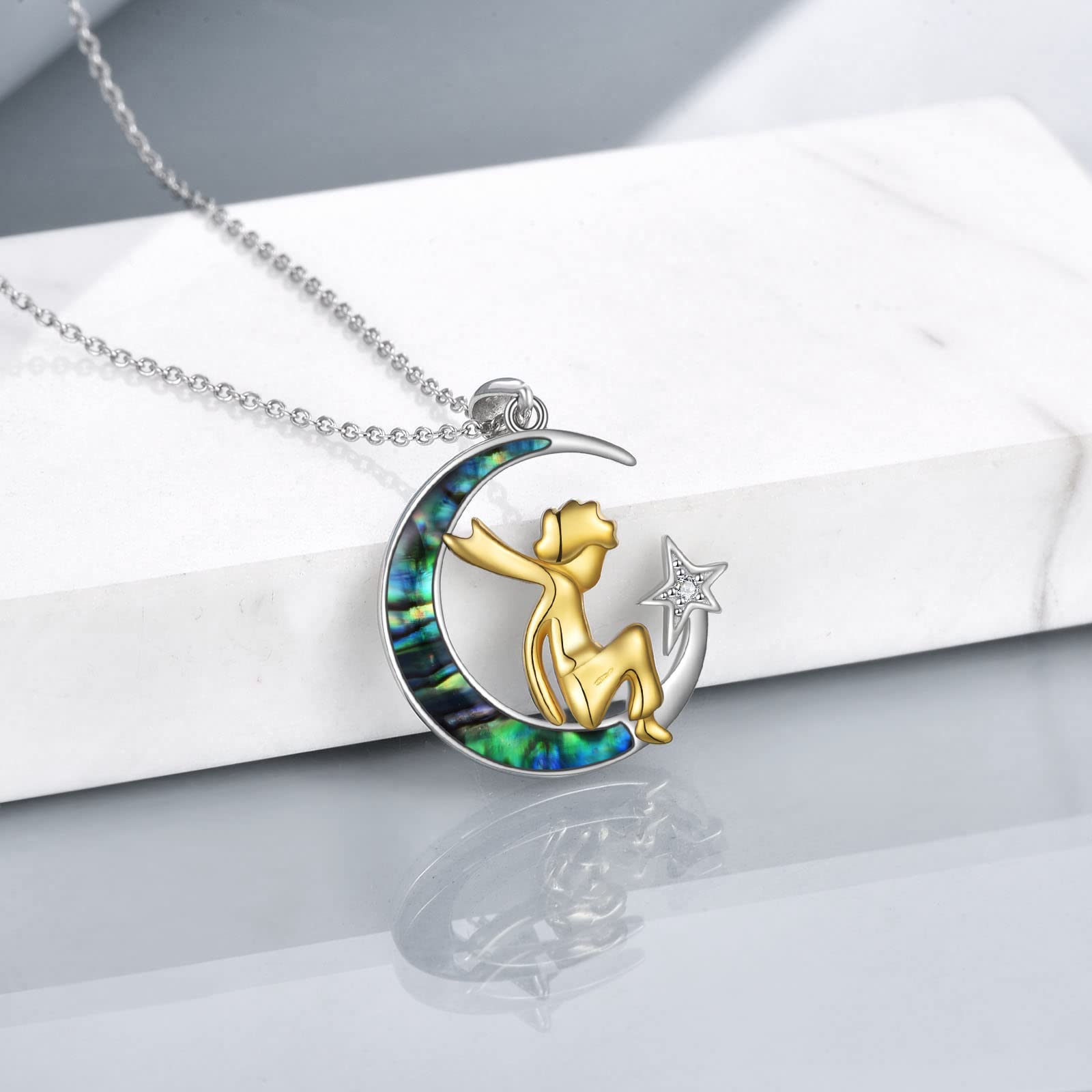 VONALA Sterling Silver Pendant Necklace Jewellery Gifts for Women Girls