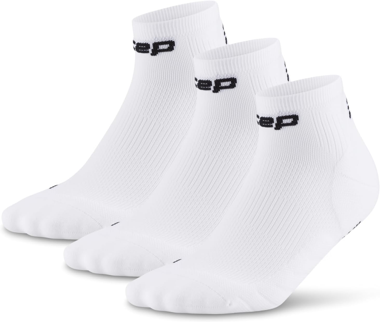 CEP Core Run 5.0 Low Cut Socks – Cushioning, Arch Compression, Blister-Free Comfort & Performance