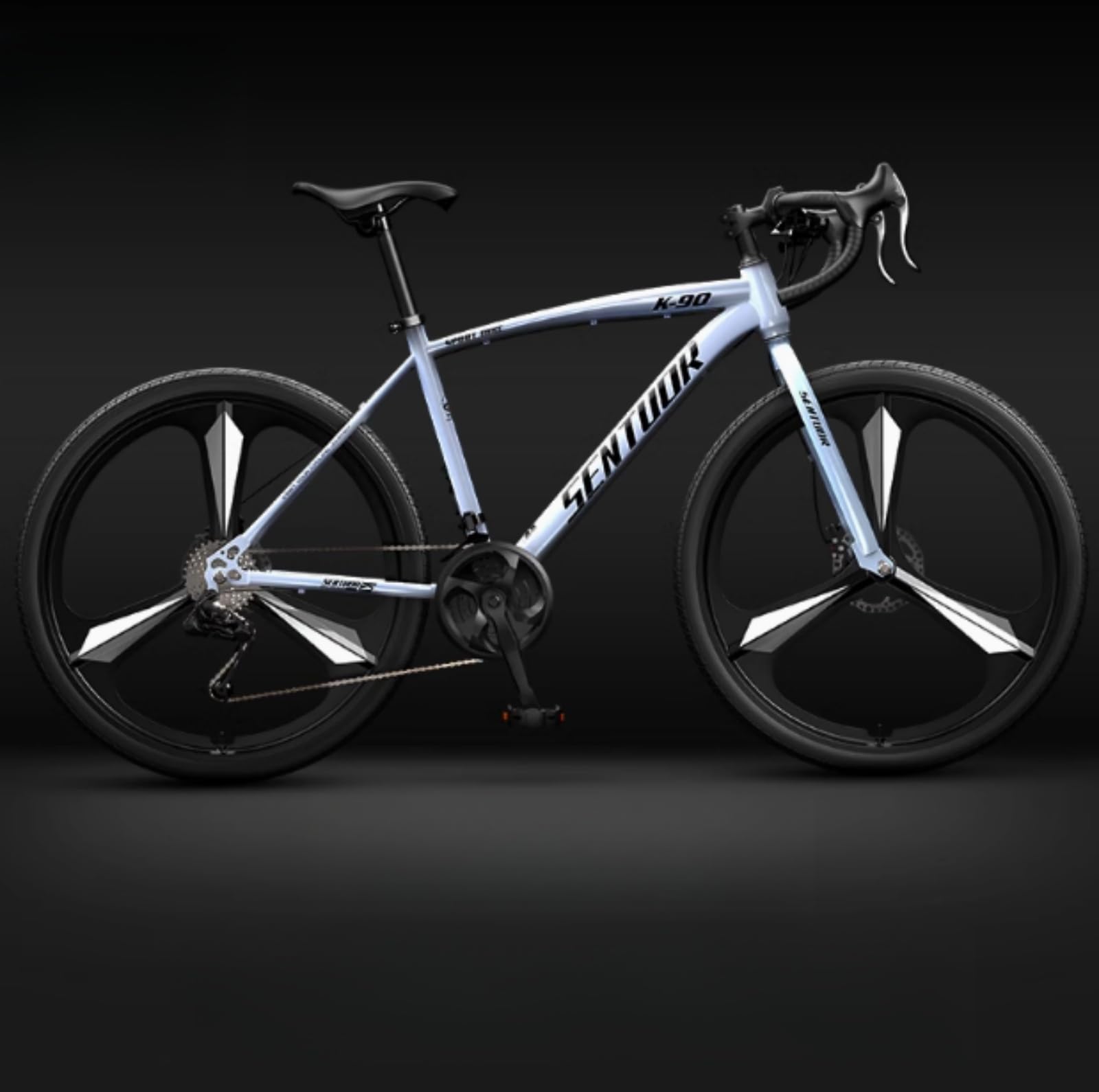 Amazon | Dazzixクロスバイクエアロロードバイク 自転車 24/27/30段