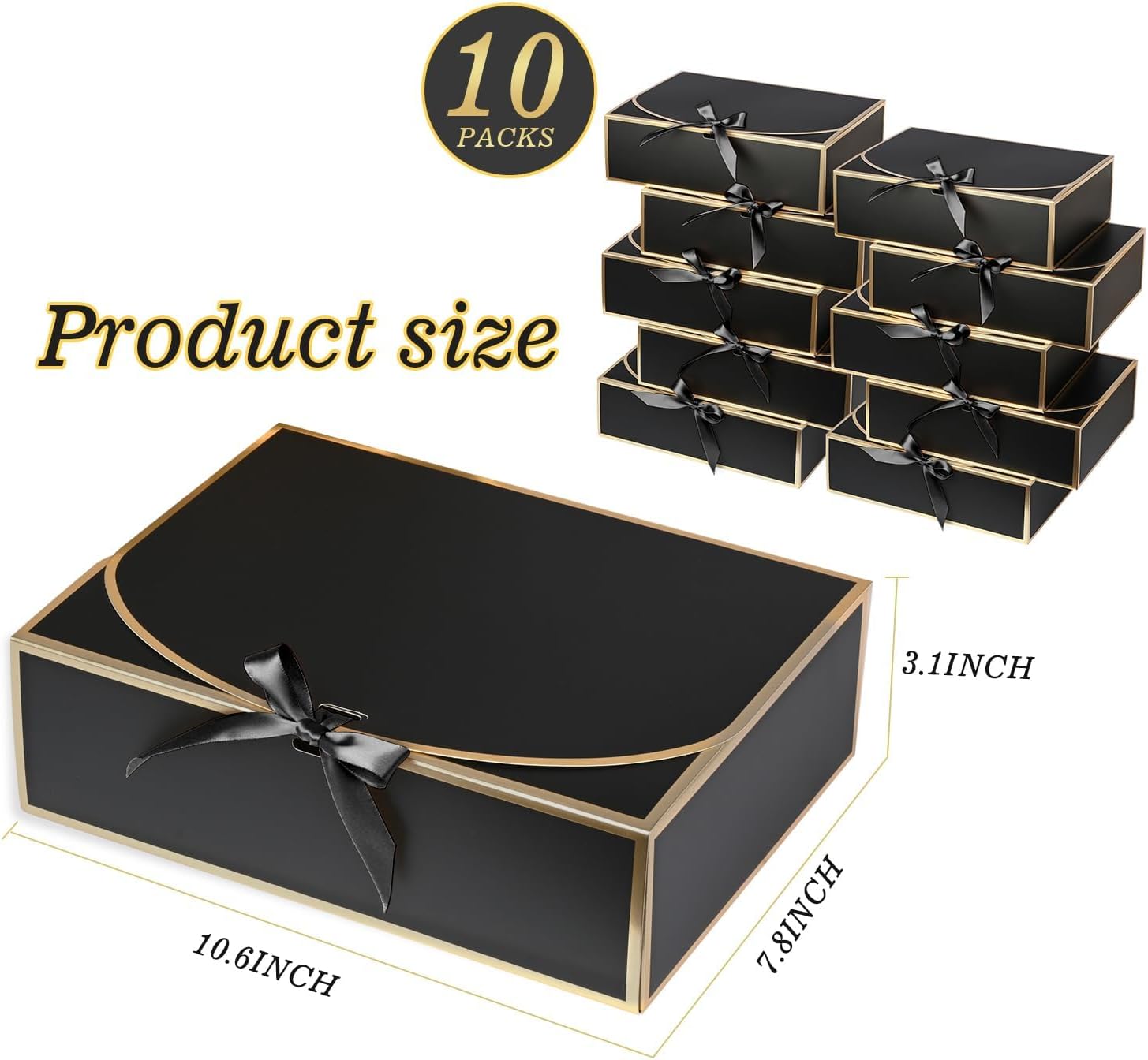 Bla Boxes,. Bridesmaid Proposal Box with Ribbons, Boxes with