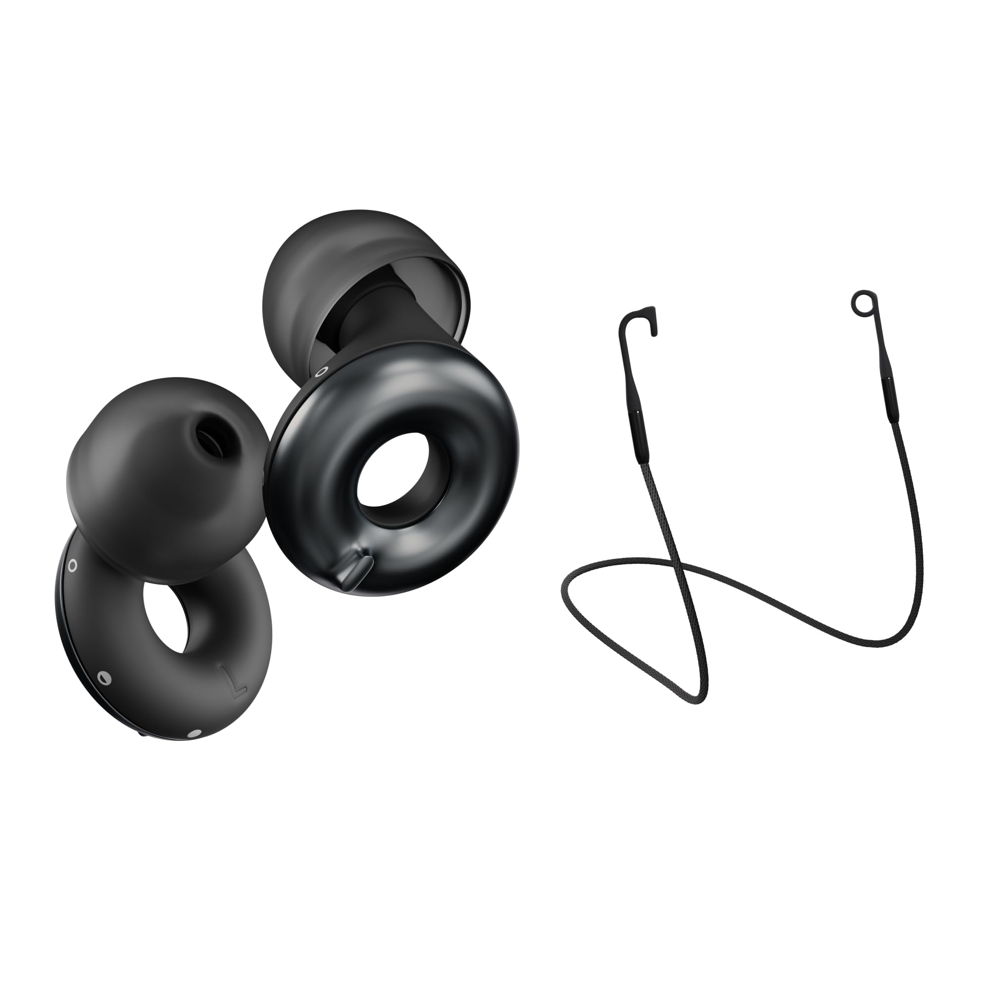 Loop Earplugs Switch 2 + Link Set (Schwarz) – Switch 2 + Link | Wiederverwendbare 3-in-1-Ohrstöpsel für Fokus, Reisen, Musik und Veranstaltungen, geselliges Beisammensein und Geräuschempfind