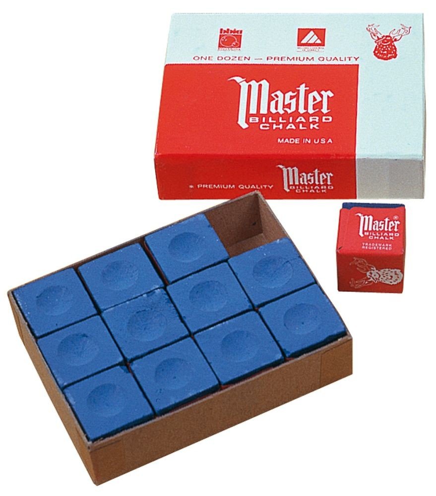 Craie De Billard Master Lot De 12 - Rouge