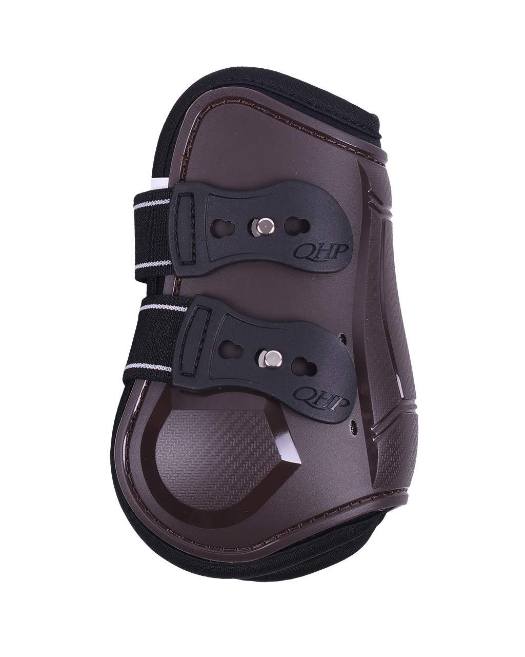 ARBO-INOX - Streichkappen - Schnellverschluss - Airflow-Neoprenfutter - anatomisch geformt (Pony, Braun)