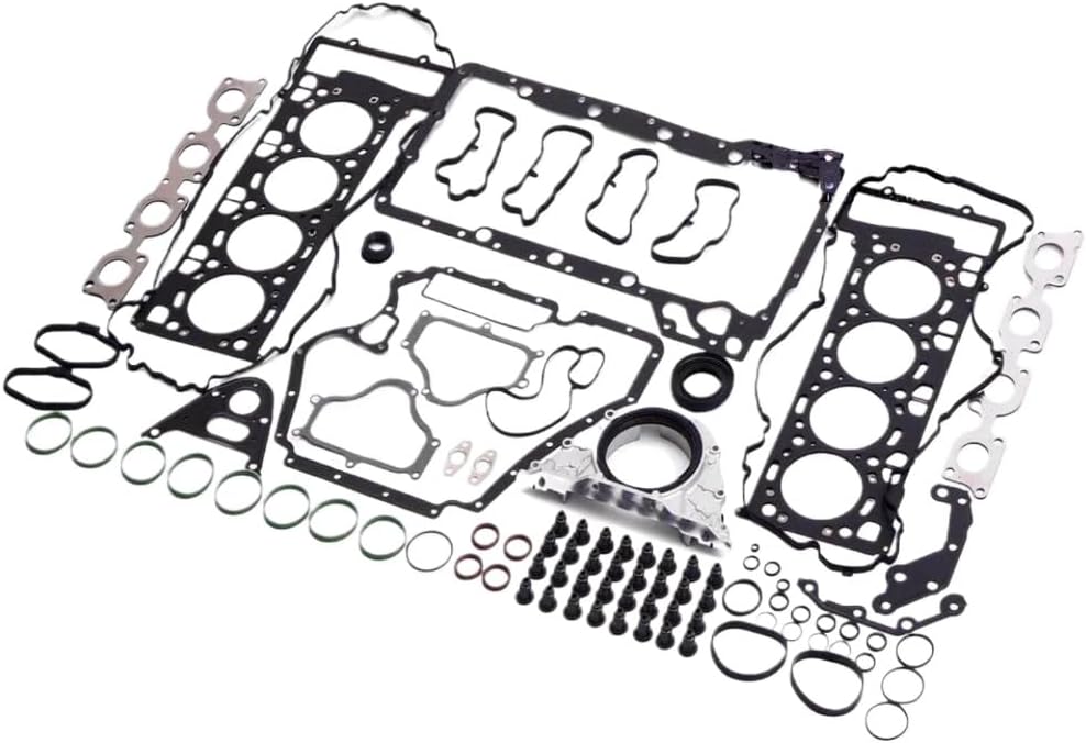 Engine Rebuilt Overhaul Head Gasket Kit Compatible With F01 F02 F07 F10 F11 E70 E71 550i 750i X5 X6 N63B40A N63B44A N63B44B 4.4L V8
