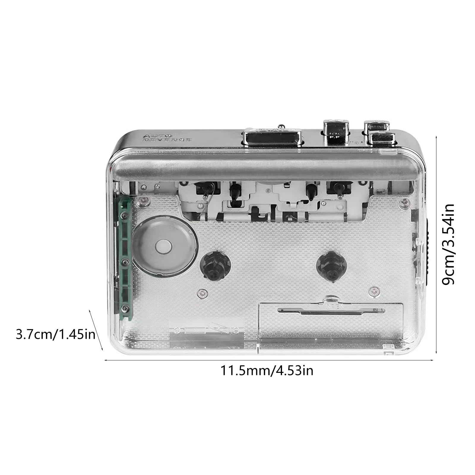 Cancella Tape Deck Convertitore File MP3 Riproduzione unità USB Dispositivo Stereo Portatile Accessori per Altoparlanti Lettore Cassette USB