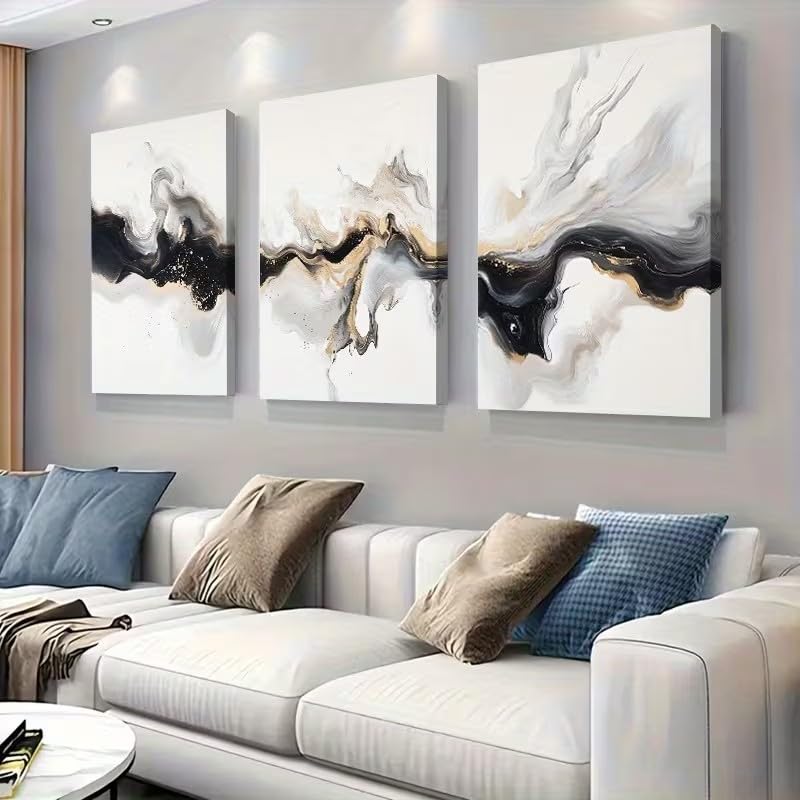 Tableau abstrait moderne grand format 70x90 décoration murale salon