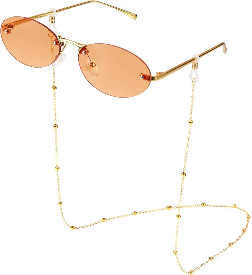 Rimless Oval Sunglasses