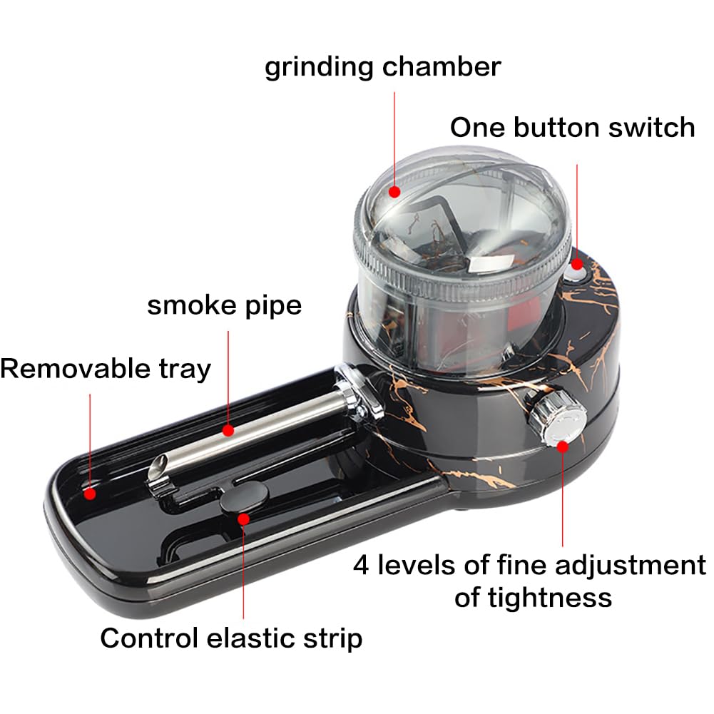 macchina per rollare sigarette， Fully Automatic Electric Tobacco Filling Machine, 8.0Mm/5.5Mm/6.5Mm Household Tools,.0mm/6.5mm(5.5mm/6.5mm)