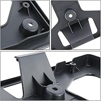 Vista 4 de DNA MOTORING LP-HO1068124 - Soporte de montaje para placa frontal compatible con Honda CR-V 17-19, negro mate