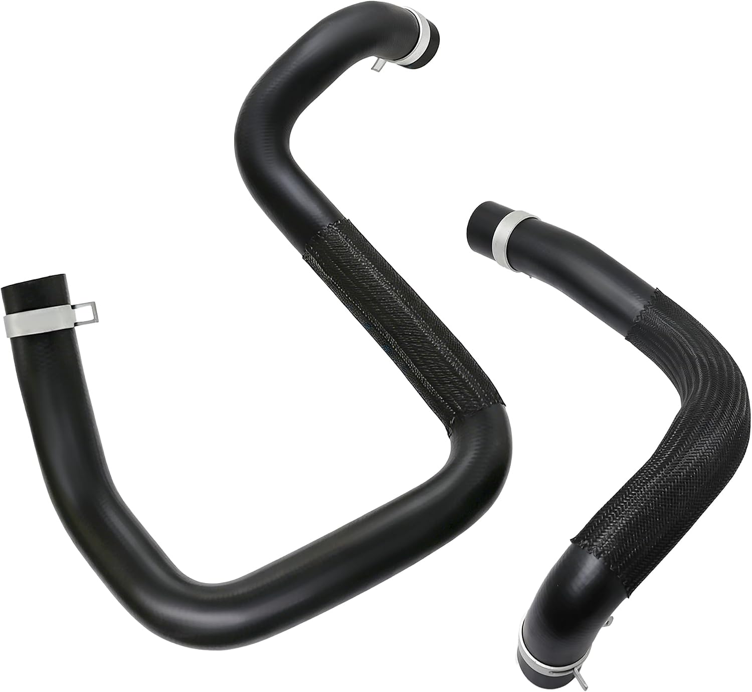 Radiator Coolant Hose Compatible with Jeep Wrangler 2012-2017 for Wrangler JK 2018 Upper and Lower Cooling Outlet Pipe Replace 55111395AE 55111394AC