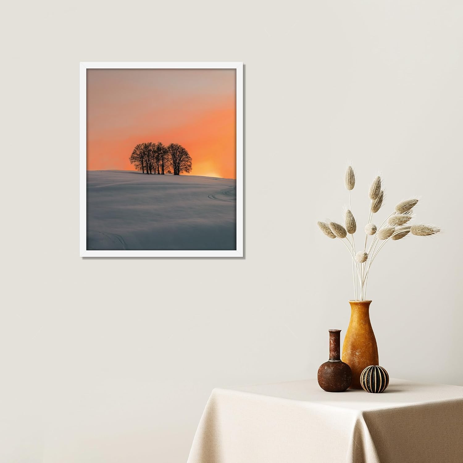 Picrit 14x17 Picture Frame, Photo Frame for Wall Mounting Display, White