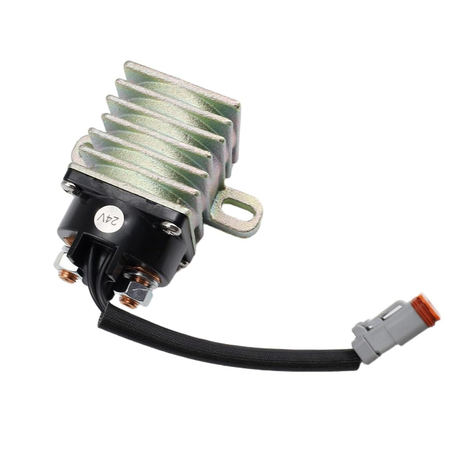 241-8368 3740150 Switch Relay Solenoid 24V 100A 2915064 fit for Cat Excavator Loader Tractor C13 C15 C18 C27 C32 C9.3 C9.3B C4.4 816F TK381 325D2 320D2 973D Engine Spare