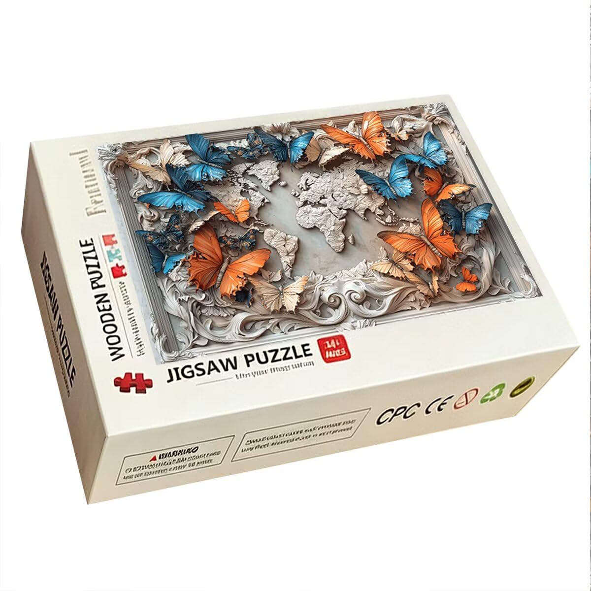 Puzzle 1000 Pezzi, Puzzle Farfalla, Legno Pezzi, Regalo Donna Uomo -9073
