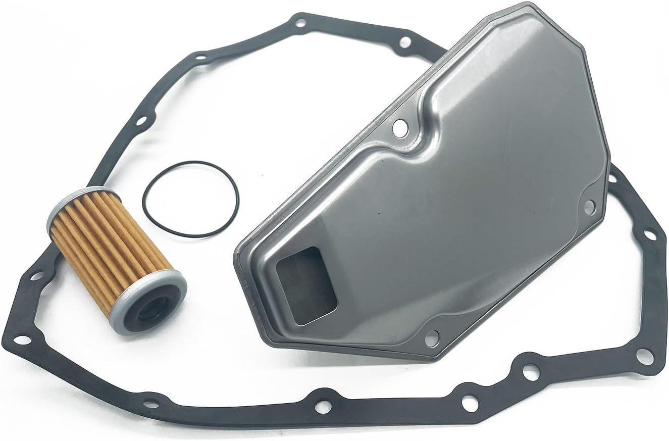 RE0F11A JF015E Transmission Filter Oil Pan Gasket Kit Compatible with Nissan 2013-2019 Sentra 2012-2019 Versa 2014-2019 Versa Note Replaces 31728-3JX0A 33010-JF015 31728-3JX0B