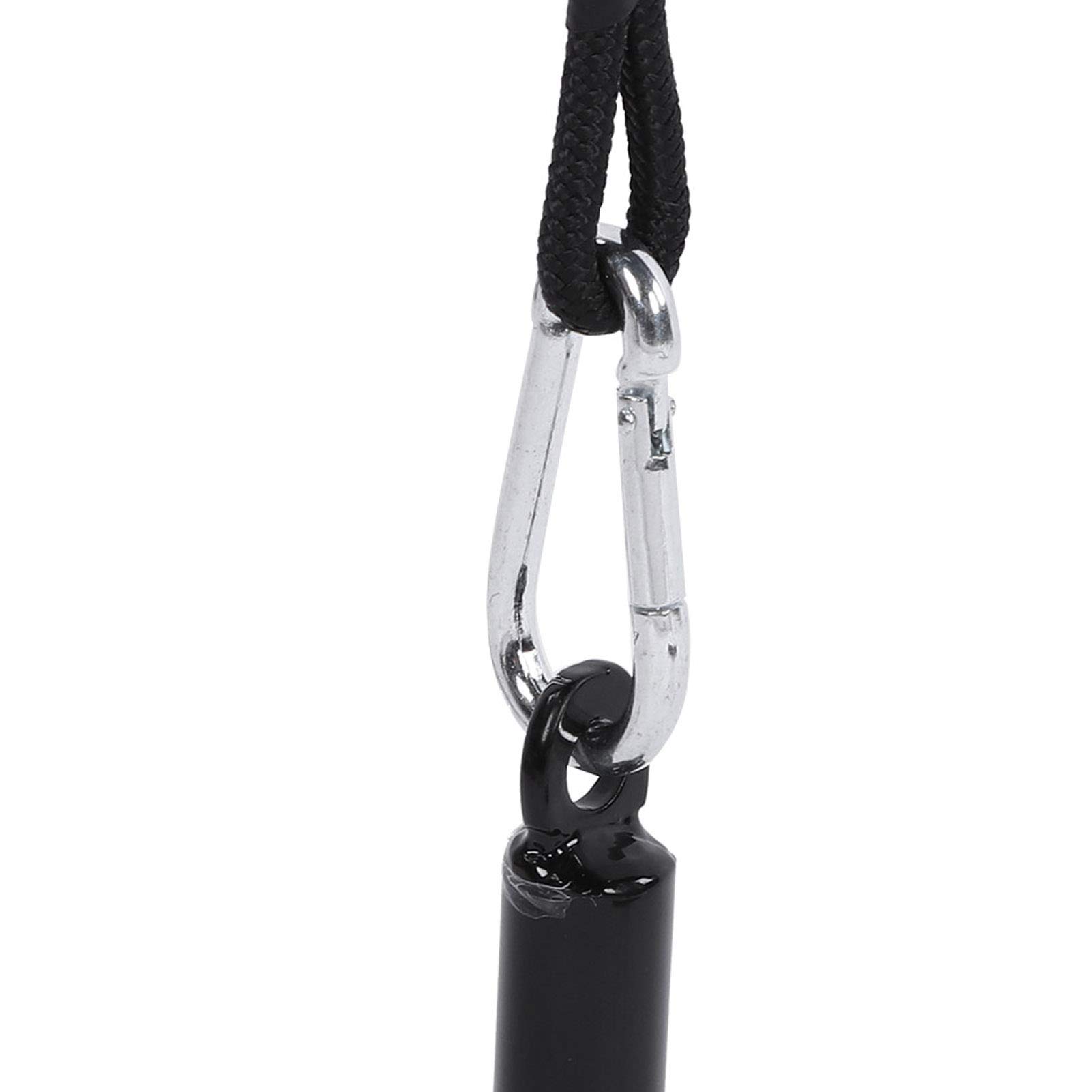 VGEBY Equipo de Fitness Juego de Polea de Nailon de Acero Cuerda de Tracción de Doble Extremo con Desmontable Pasador de Carga de 25 Mm 2 Longitudes de Cable para Gimnasio en Casa Entrenamiento de