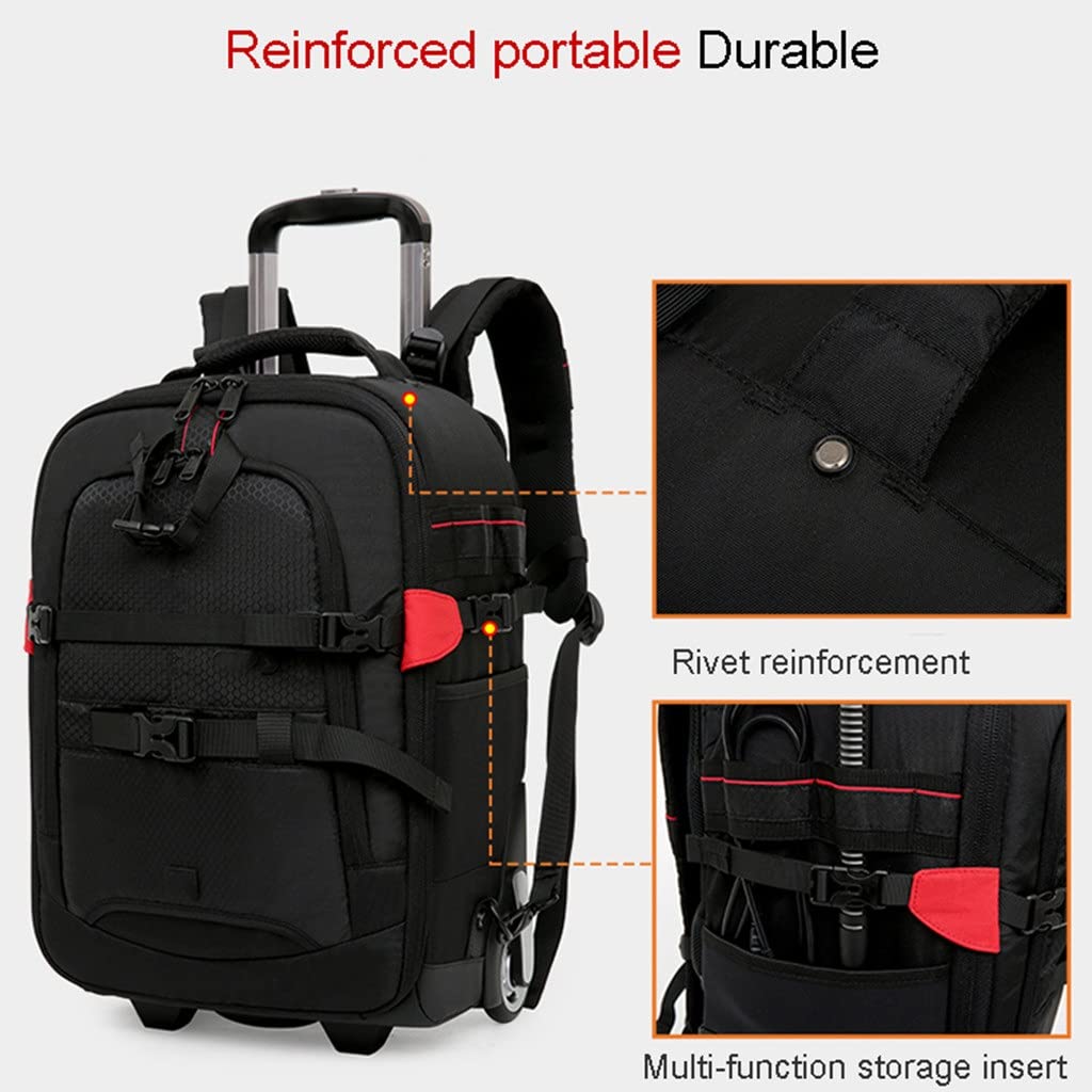 トロリーカメラバッグ防水プロフェッショナルDSLRカメラスーツケースバッグ Amazon.co.jp: トロリー カメラ バッグ 防水 プロフェッショナル