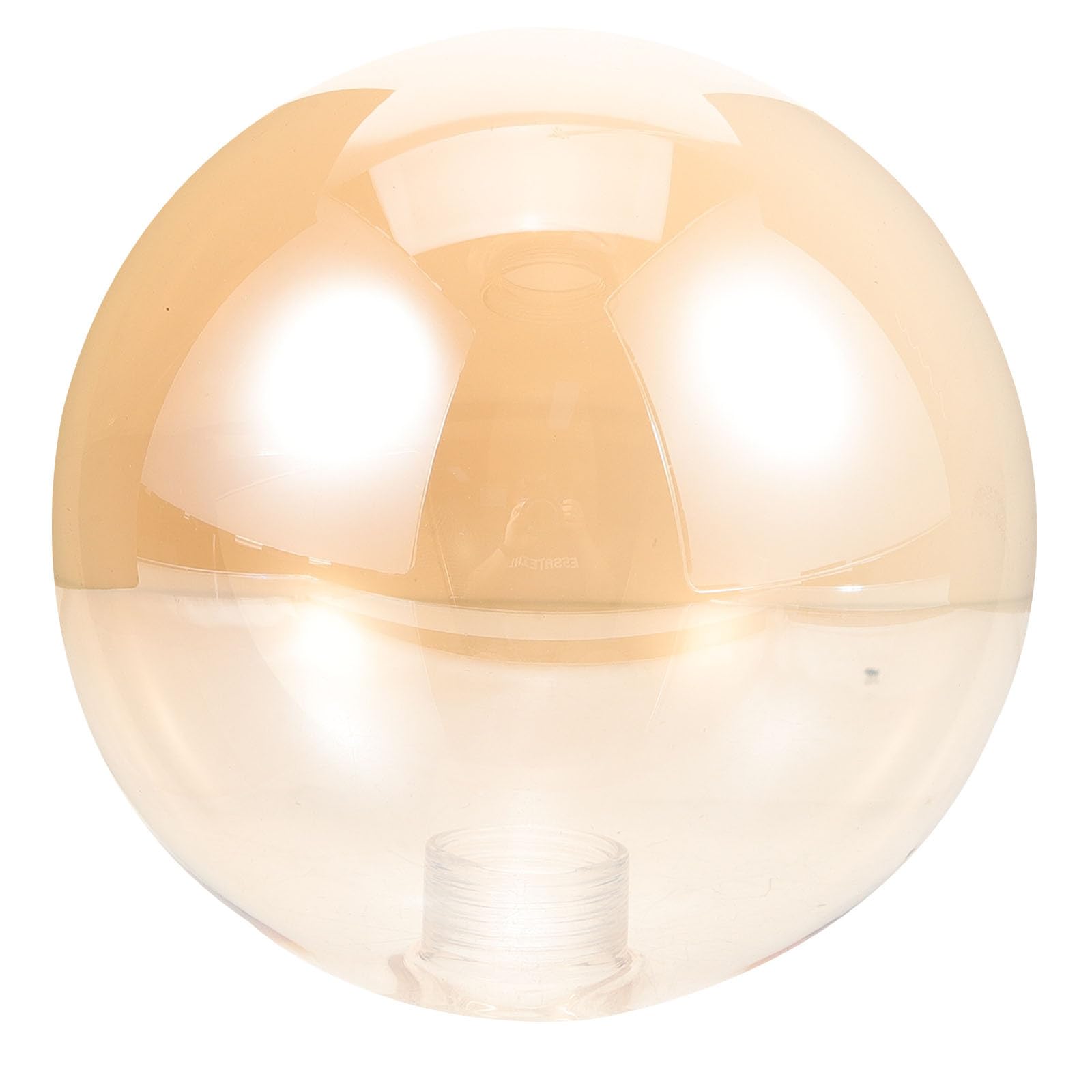 SHINEOFI Amber Glass Globe Lampshade Replacement Ball Shape Lamp Shade Decorative Ceiling Light Cover 4.72 Inch for Indoor Lighting