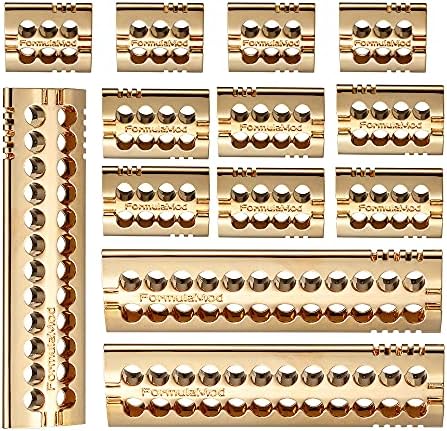 FormulaMod Metal Cable Comb Kit Brass Material Cable Management Tools Wire Organizer Combs for PSU Cable Extension Water Cooling