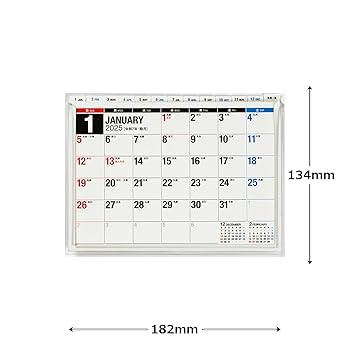 Amazon.com : Takahashi 2025 Calendar Desktop B6 E153