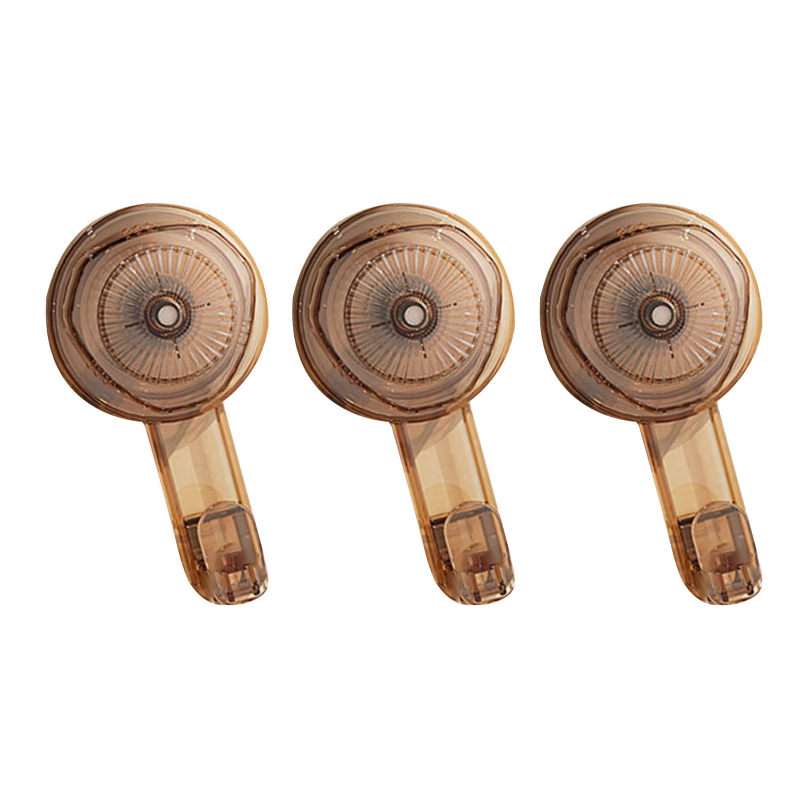 Tertioi Oh! 3 Pcs Heavy Duty Vacuum Shower Hooks Towel Holder Bathroom High Strength Suction Cup Durable Heavy Duty Vacuum Shower Bathroom