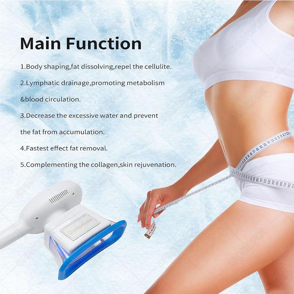 Esculpidor Criolipólisis de Grasa con Criolipólisis por Cavitación RF - Máquina de Lipólisis por Congelación de Grasa por Criolipólisis para Esculpir Abdomen, Cintura, Muslos, Brazos y Papada