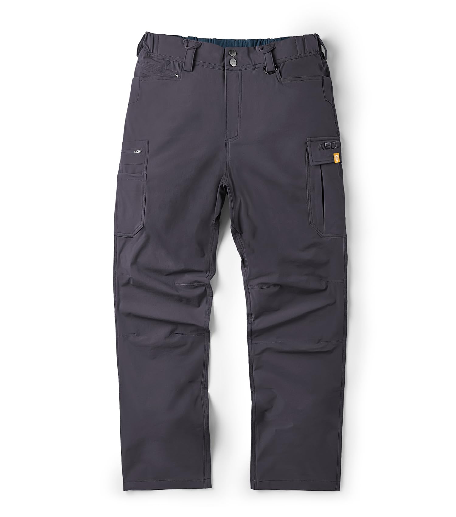 Mens Work Pants - Technical Workwear Water Resistant Lightweight Multi-Pocket with 4-Way Stretch