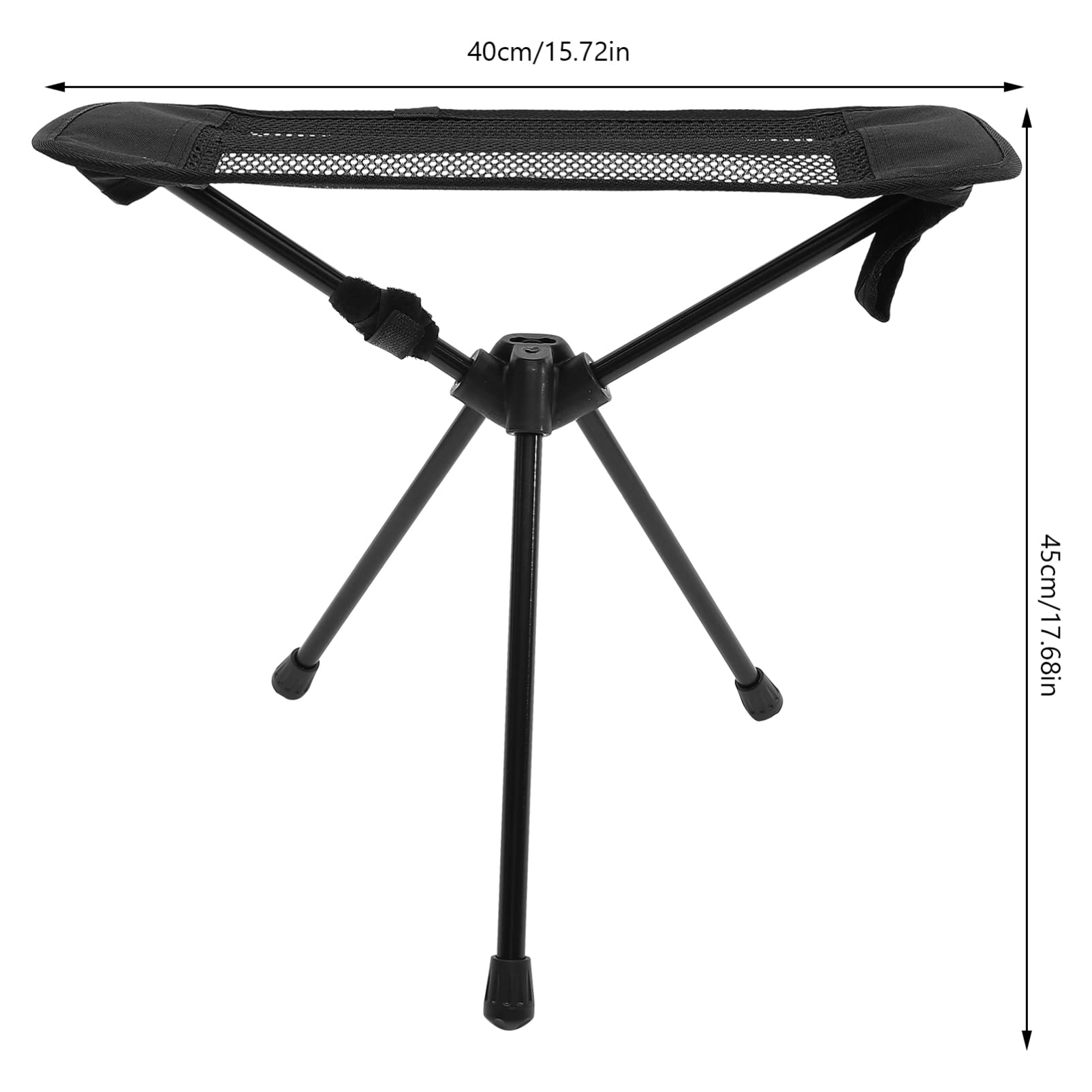 LAPYAPPE Portable Folding Stool Lightweight Camping Chair Versatile Outdoor Fishing and Garden Stool Easy to Carry Compact Design for Camping Hiking Sports Events Travel