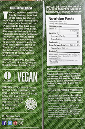 Stevia In The Raw Zero-Calorie Sweetener, 800 Ct. #TOP2