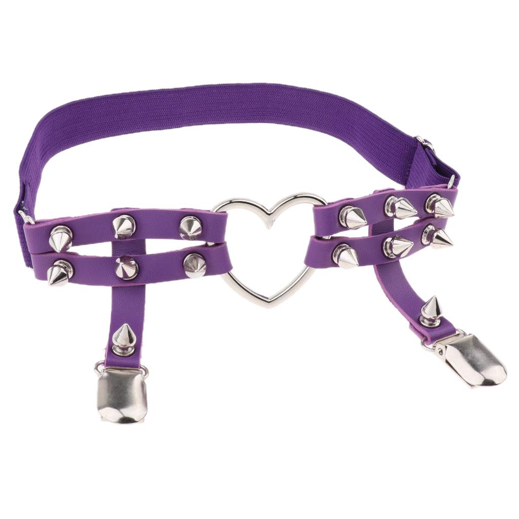 Merishopp Womens Elastic Leg Garter Belt Purple1 Piece Women Leg Garter Belt| Garter Belts| Intimates & Sleep | Womens Clothing |Clothing, Shoes & Accessories