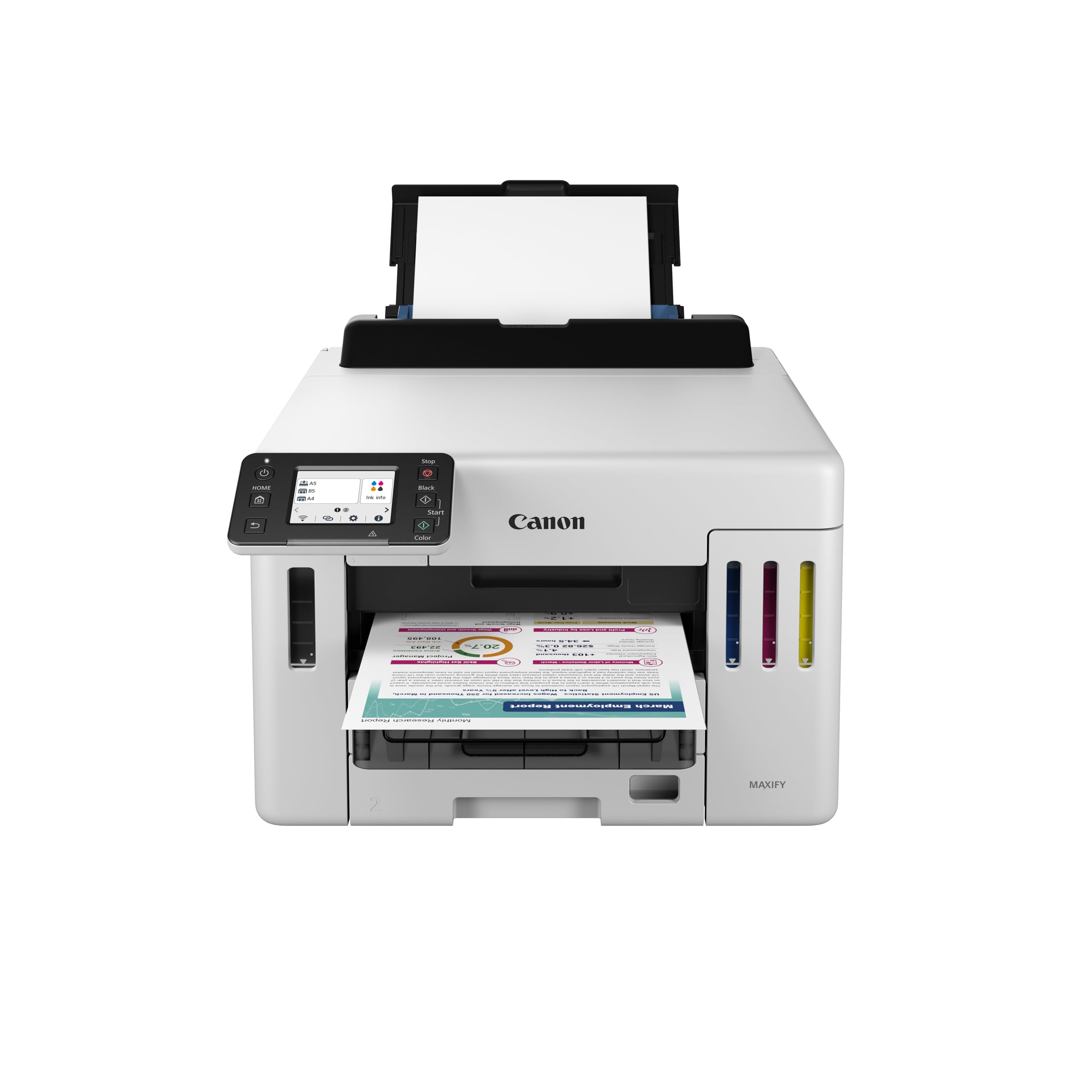 Canon MAXIFY GX5550 Tintenstrahldrucker MegaTank (Effizienter Drucker mit Duplexdruck – Bild 2